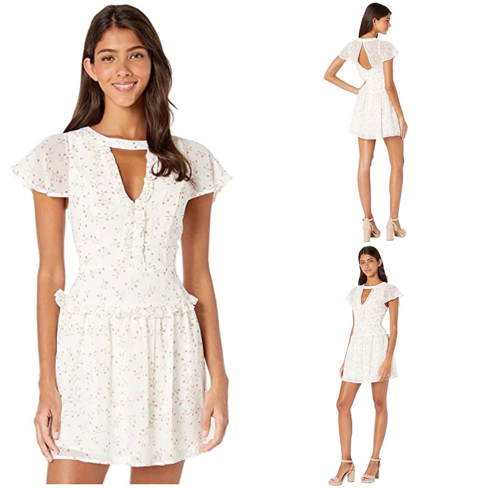 BCBGeneration Floral Cocktail Dress